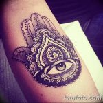 фото тату Рука Фатимы от 24.04.2018 №010 - tattoo Hand of Fatima (hamsa) - tatufoto.com