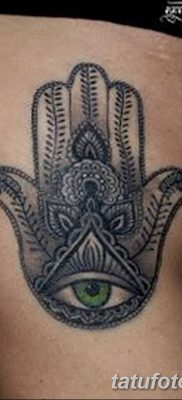 фото тату Рука Фатимы от 24.04.2018 №019 — tattoo Hand of Fatima (hamsa) — tatufoto.com