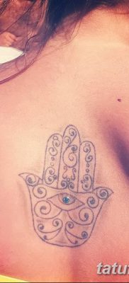 фото тату Рука Фатимы от 24.04.2018 №026 — tattoo Hand of Fatima (hamsa) — tatufoto.com