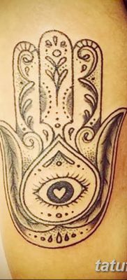 фото тату Рука Фатимы от 24.04.2018 №041 — tattoo Hand of Fatima (hamsa) — tatufoto.com
