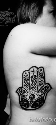 фото тату Рука Фатимы от 24.04.2018 №047 — tattoo Hand of Fatima (hamsa) — tatufoto.com