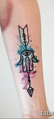 фото тату Рука Фатимы от 24.04.2018 №054 — tattoo Hand of Fatima (hamsa) — tatufoto.com