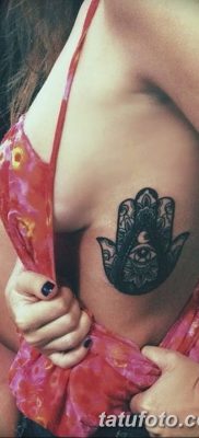 фото тату Рука Фатимы от 24.04.2018 №062 — tattoo Hand of Fatima (hamsa) — tatufoto.com