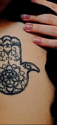 фото тату Рука Фатимы от 24.04.2018 №082 — tattoo Hand of Fatima (hamsa) — tatufoto.com