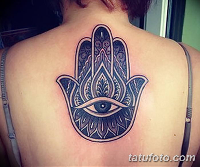 фото тату Рука Фатимы от 24.04.2018 №132 - tattoo Hand of Fatima (hamsa) - tatufoto.com