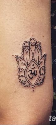 фото тату Рука Фатимы от 24.04.2018 №138 — tattoo Hand of Fatima (hamsa) — tatufoto.com