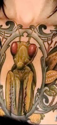 фото тату богомол от 20.04.2018 №005 — mantis tattoo — tatufoto.com