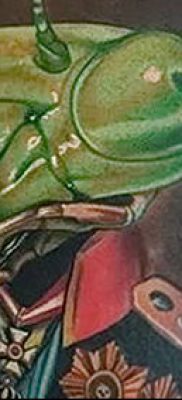 фото тату богомол от 20.04.2018 №015 — mantis tattoo — tatufoto.com