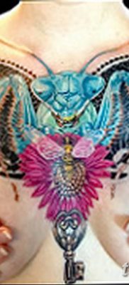 фото тату богомол от 20.04.2018 №020 — mantis tattoo — tatufoto.com