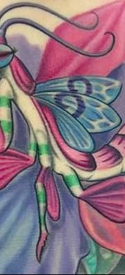 фото тату богомол от 20.04.2018 №036 — mantis tattoo — tatufoto.com