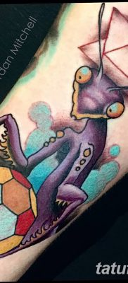 фото тату богомол от 20.04.2018 №068 — mantis tattoo — tatufoto.com