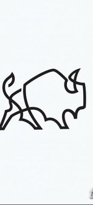 фото тату буйвол от 16.04.2018 №003 — Buffalo Tattoo — tatufoto.com