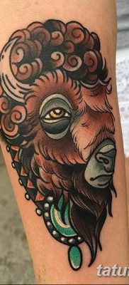фото тату буйвол от 16.04.2018 №004 — Buffalo Tattoo — tatufoto.com