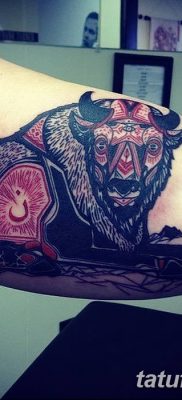 фото тату буйвол от 16.04.2018 №015 — Buffalo Tattoo — tatufoto.com