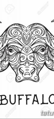 фото тату буйвол от 16.04.2018 №022 — Buffalo Tattoo — tatufoto.com