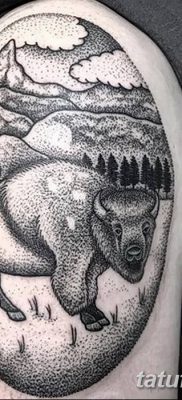 фото тату буйвол от 16.04.2018 №028 — Buffalo Tattoo — tatufoto.com