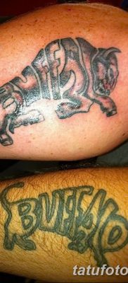 фото тату буйвол от 16.04.2018 №061 — Buffalo Tattoo — tatufoto.com