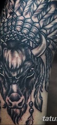 фото тату буйвол от 16.04.2018 №090 — Buffalo Tattoo — tatufoto.com