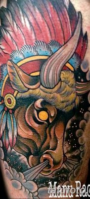 фото тату буйвол от 16.04.2018 №097 — Buffalo Tattoo — tatufoto.com