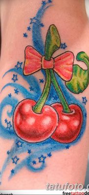 фото тату вишенки от 21.04.2018 №014 — cherry tattoos — tatufoto.com