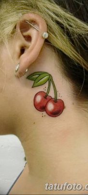 фото тату вишенки от 21.04.2018 №125 — cherry tattoos — tatufoto.com