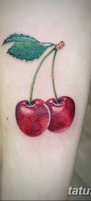 фото тату вишенки от 21.04.2018 №126 — cherry tattoos — tatufoto.com