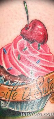 фото тату вишенки от 21.04.2018 №129 — cherry tattoos — tatufoto.com