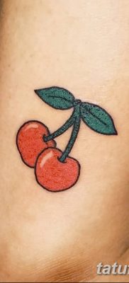 фото тату вишенки от 21.04.2018 №130 — cherry tattoos — tatufoto.com