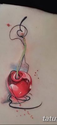 фото тату вишенки от 21.04.2018 №154 — cherry tattoos — tatufoto.com