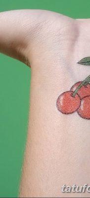 фото тату вишенки от 21.04.2018 №156 — cherry tattoos — tatufoto.com