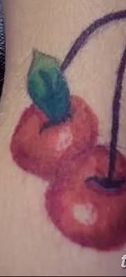 фото тату вишенки от 21.04.2018 №161 — cherry tattoos — tatufoto.com