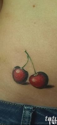 фото тату вишенки от 21.04.2018 №163 — cherry tattoos — tatufoto.com