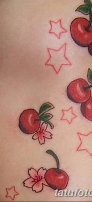 фото тату вишенки от 21.04.2018 №164 — cherry tattoos — tatufoto.com