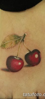 фото тату вишенки от 21.04.2018 №166 — cherry tattoos — tatufoto.com