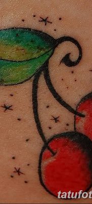 фото тату вишенки от 21.04.2018 №168 — cherry tattoos — tatufoto.com