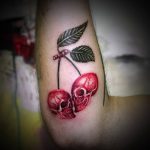 фото тату вишенки от 21.04.2018 №174 - cherry tattoos - tatufoto.com