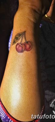 фото тату вишенки от 21.04.2018 №181 — cherry tattoos — tatufoto.com