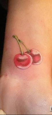 фото тату вишенки от 21.04.2018 №195 — cherry tattoos — tatufoto.com