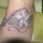 фото тату жасмин от 22.04.2018 №003 - tattoo jasmine - tatufoto.com