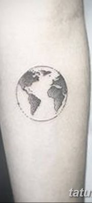 фото тату земной шар от 16.04.2018 №003 — tattoo globe — tatufoto.com