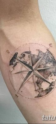 фото тату земной шар от 16.04.2018 №011 — tattoo globe — tatufoto.com