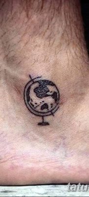 фото тату земной шар от 16.04.2018 №012 — tattoo globe — tatufoto.com