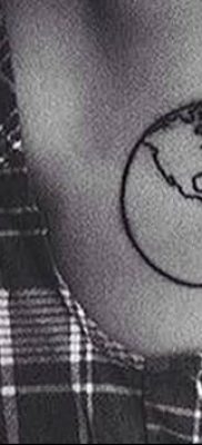 фото тату земной шар от 16.04.2018 №037 — tattoo globe — tatufoto.com