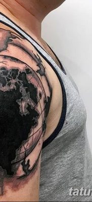 фото тату земной шар от 16.04.2018 №142 — tattoo globe — tatufoto.com