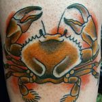 фото тату краб от 18.04.2018 №005 - tattoo crab - tatufoto.com