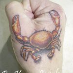 фото тату краб от 18.04.2018 №009 - tattoo crab - tatufoto.com