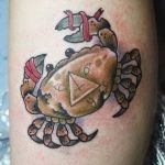 фото тату краб от 18.04.2018 №025 - tattoo crab - tatufoto.com