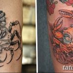 фото тату краб от 18.04.2018 №033 - tattoo crab - tatufoto.com