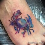 фото тату краб от 18.04.2018 №034 - tattoo crab - tatufoto.com