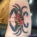 фото тату краб от 18.04.2018 №040 - tattoo crab - tatufoto.com